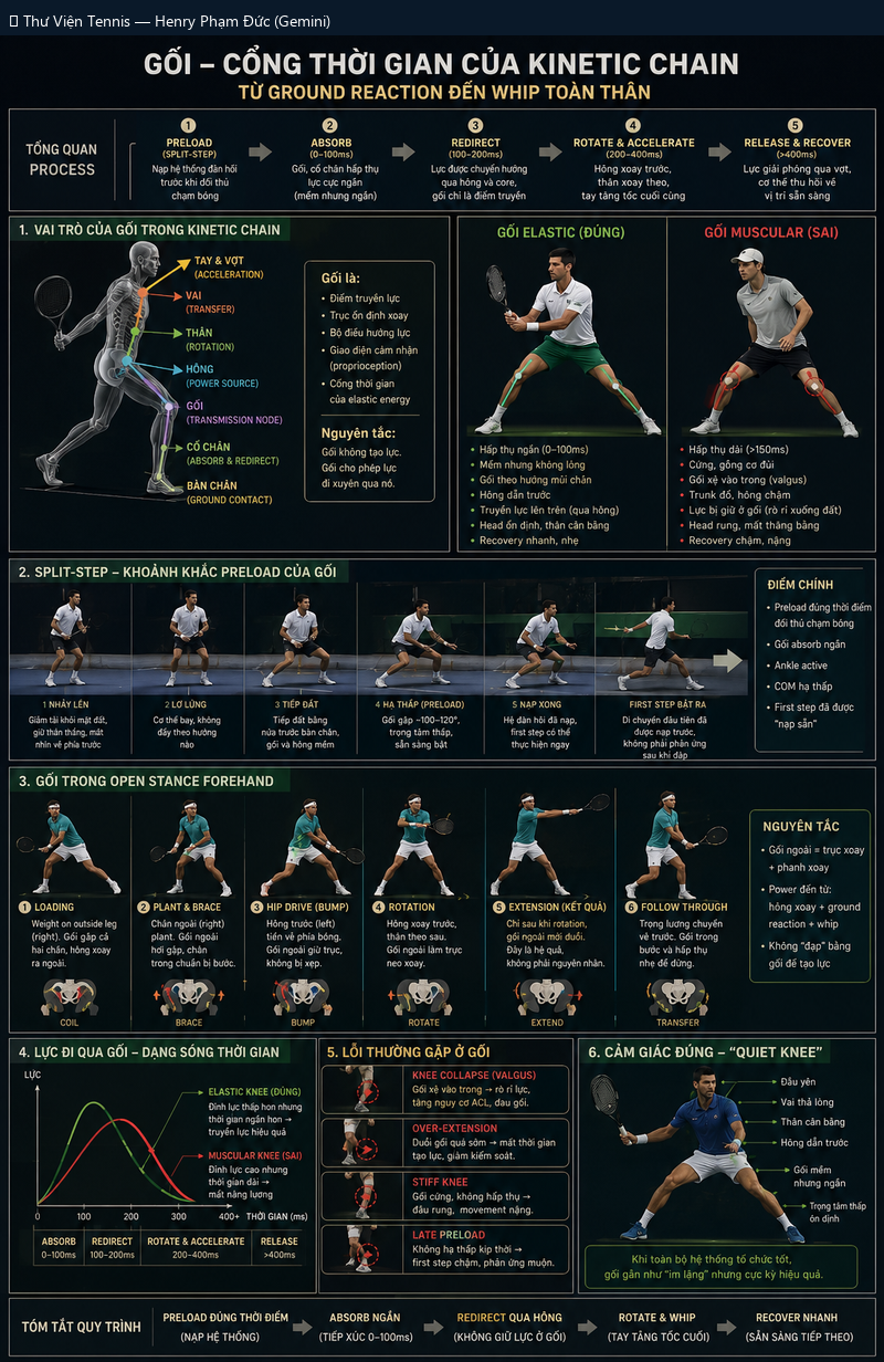 Gối – Cổng Thời Gian Của Kinetic Chain (Từ Ground Reaction Đến Whip)