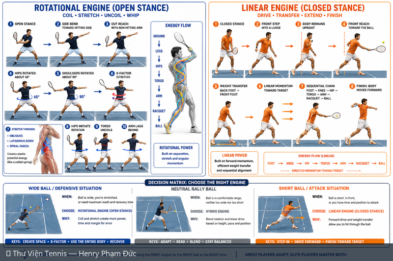 Cơ Sinh Học Backhand Hai Tay — Trình Tự Hoàn Chỉnh