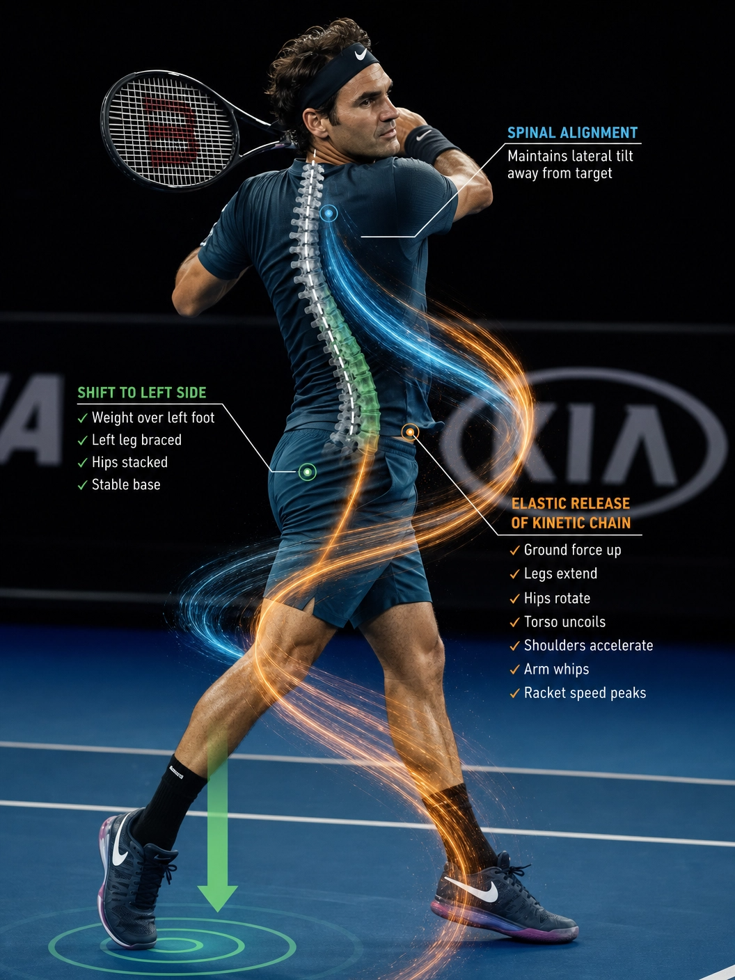 Forehand wrist supination/pronation