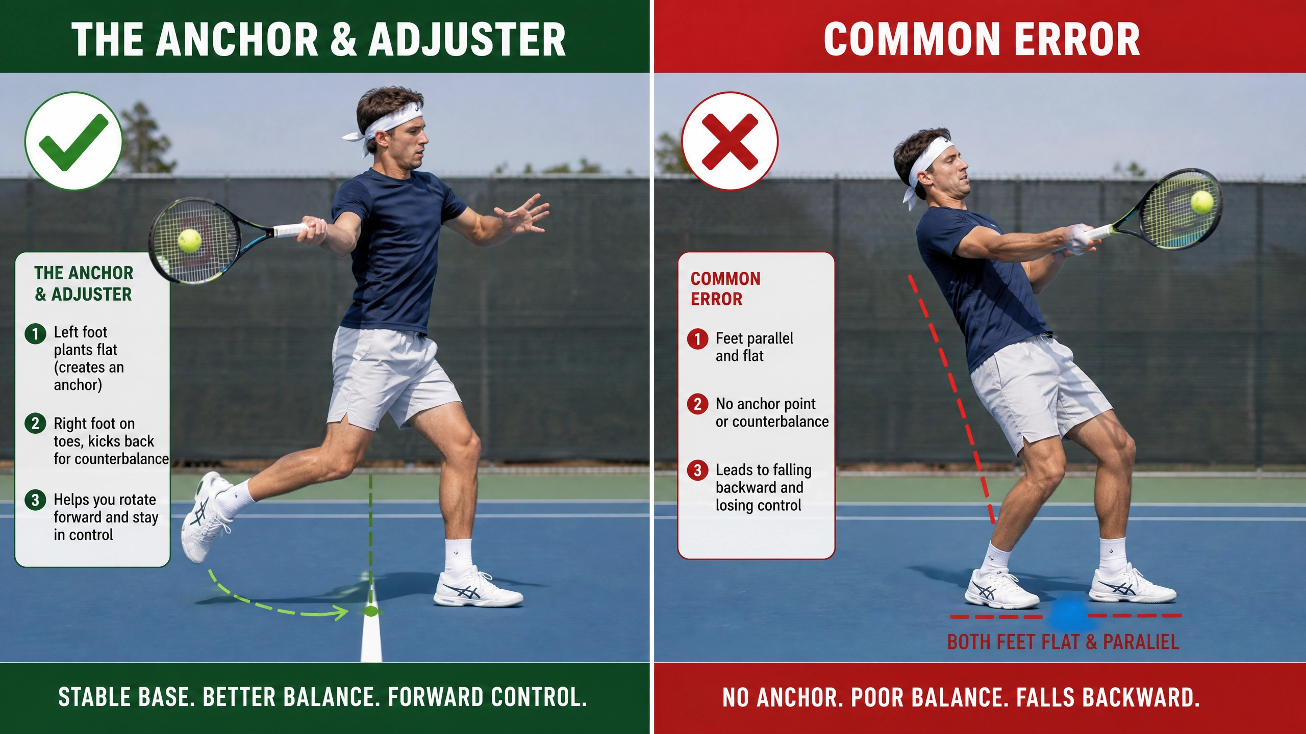Ready & Racket Prep position